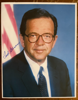 Ted Stevens Signed Autograph 8x10 Color Glossy Photograph Alaska Senator
