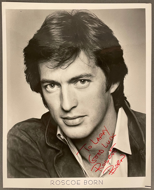 Roscoe Born Signed Autograph 8x10 B&W Glossy Photograph