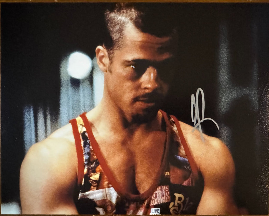 Brad Pitt Fight Club Signed Autographed Signature 8×10 Matte Photograph COA