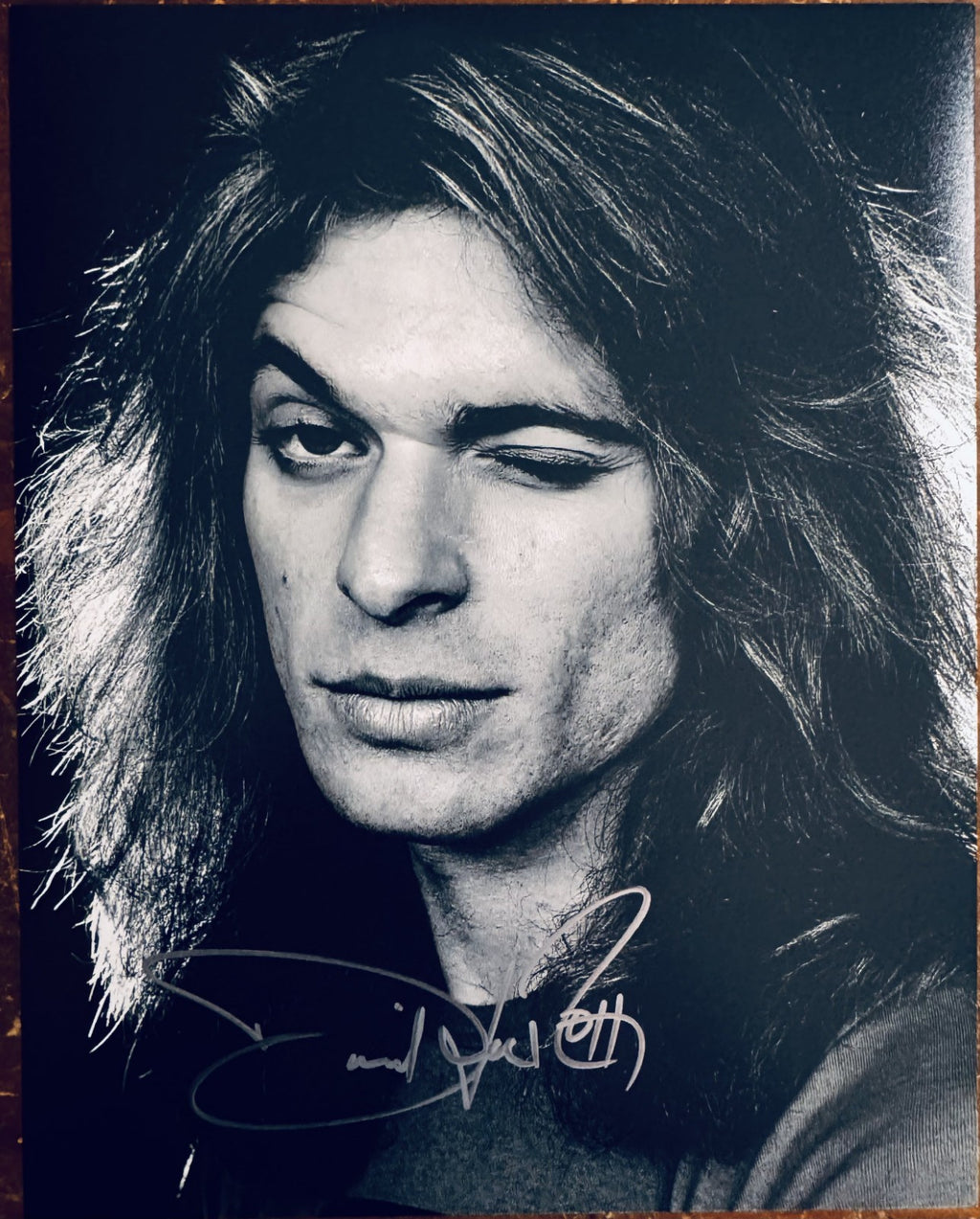 David Lee Roth Van Halen Signed Autographed Signature 8x10 Matte Photograph COA