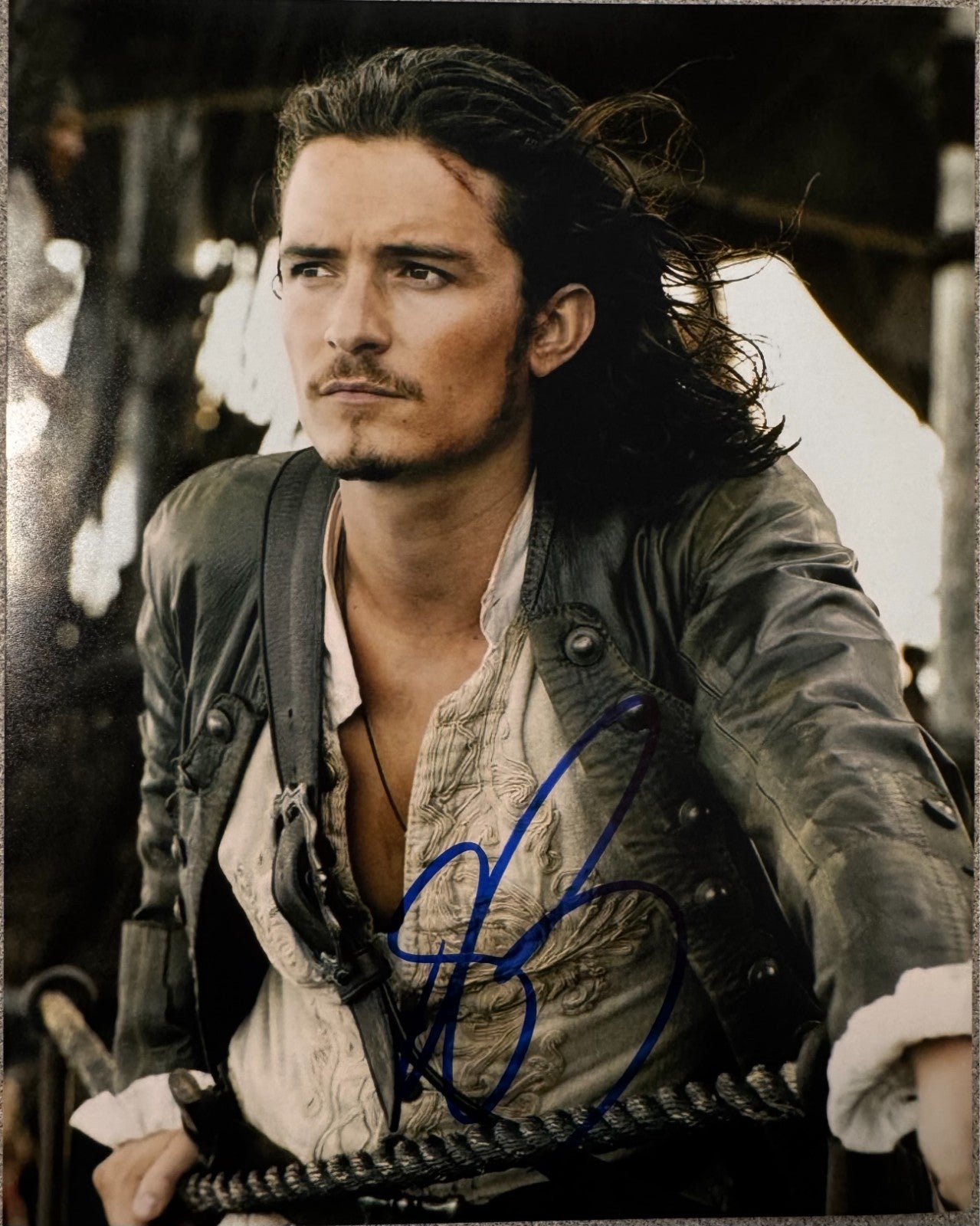 Orlando Bloom Pirates of the Caribbean Signed Autograph 8x10 Matte Photo COA