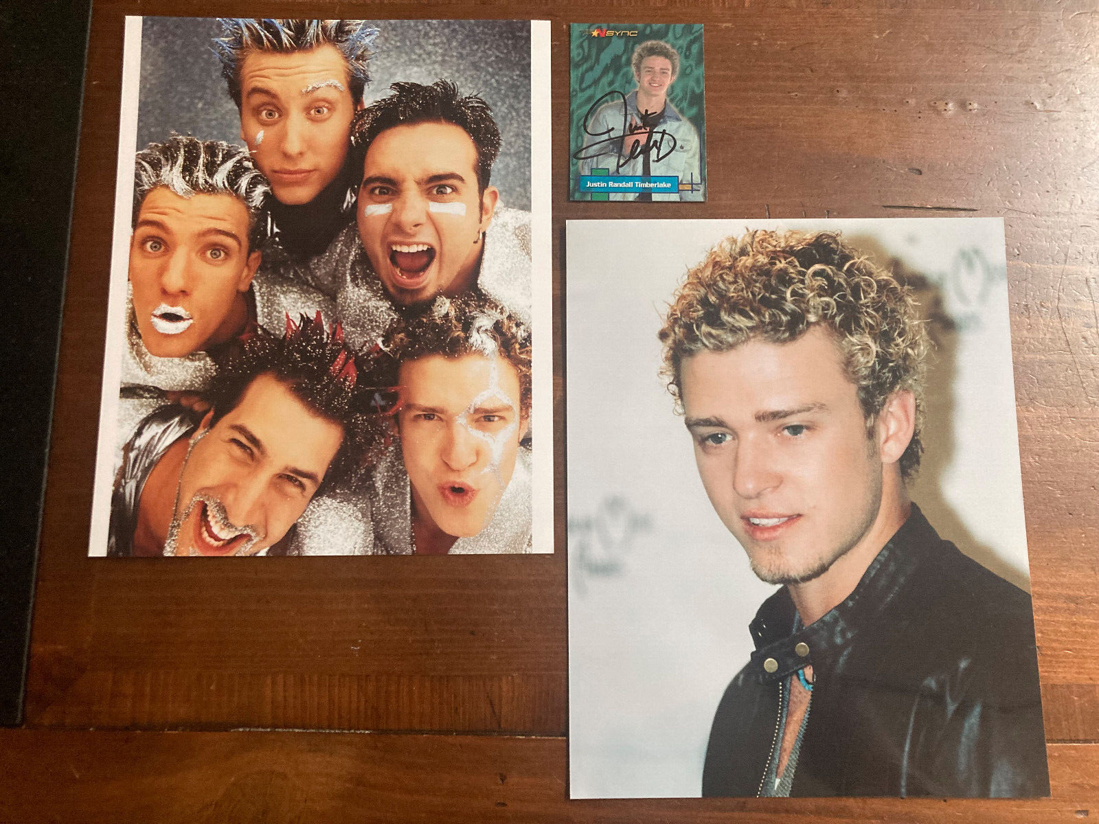 Justin Timberlake Autograph Signature Signed Nsync Collectible Trading Card +pho