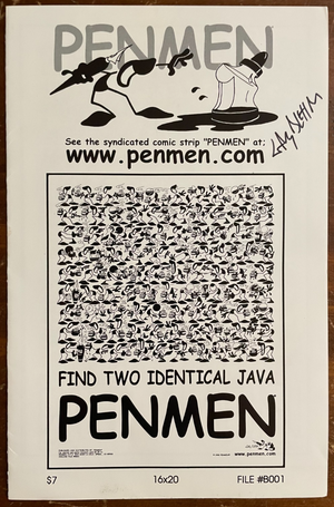Gary Behm Signed Autograph Signature on Penmen Promo Brochure RARE