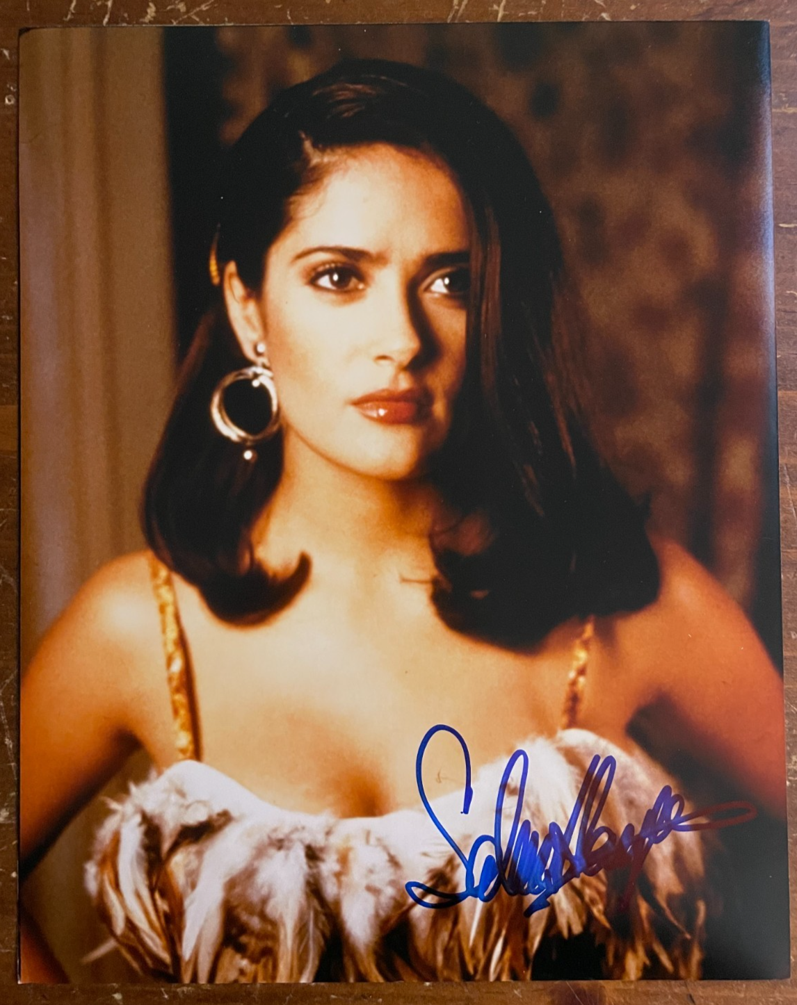 Salma Hayek Signed Autograph Signature 8x10 Color Glossy Photograph