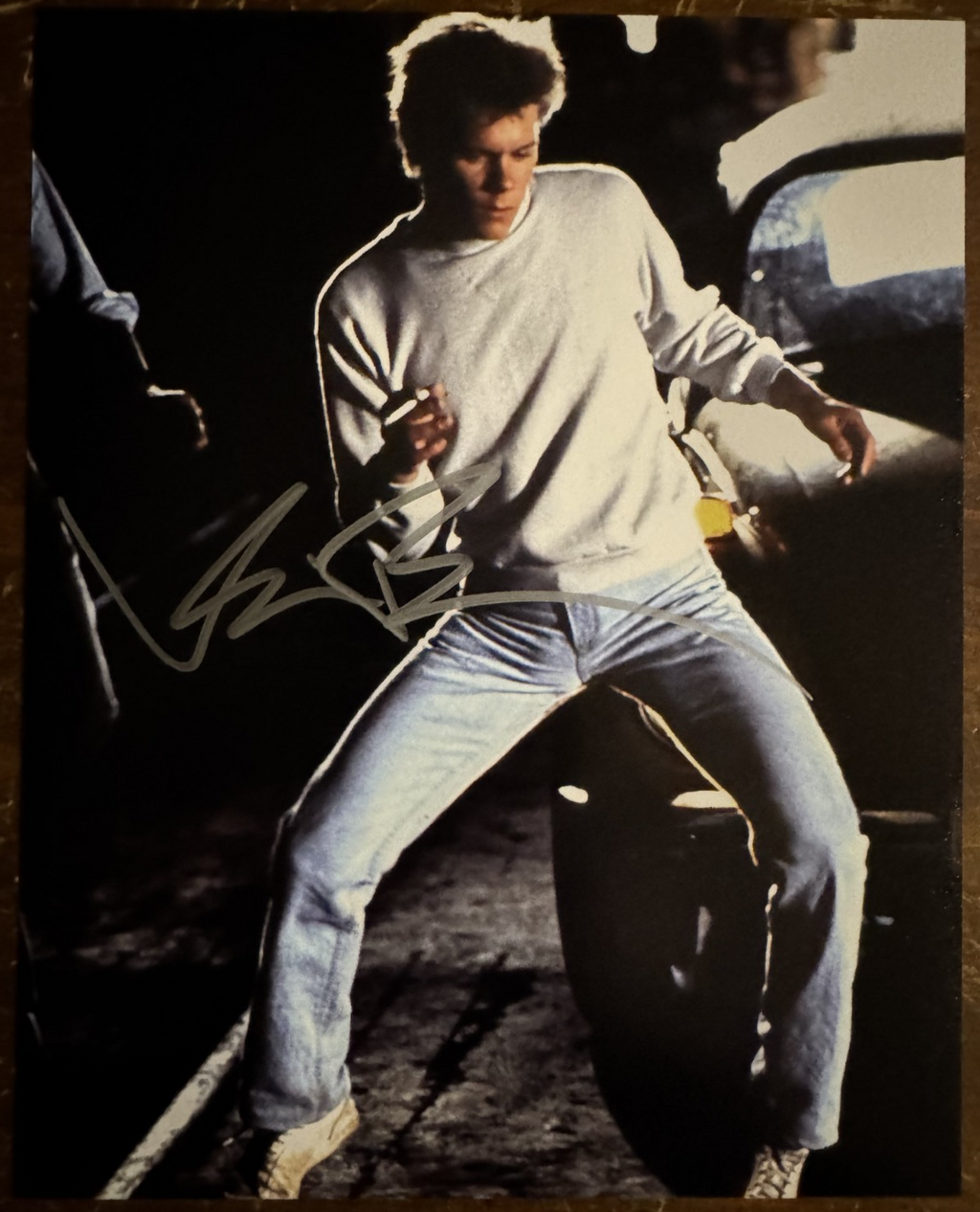 Kevin Bacon Footloose Autographed Signature 8x10 Matte Photograph COA