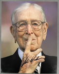 John Wooden Signed Autograph 8x10 Color Glossy Photograph Historic Bruins Coach