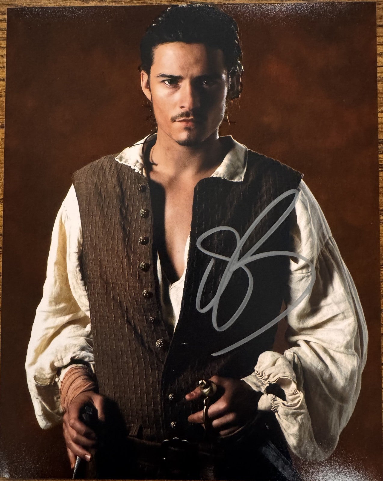 Orlando Bloom Pirates of the Caribbean Signed Autographed 8x10 Matte Photo COA