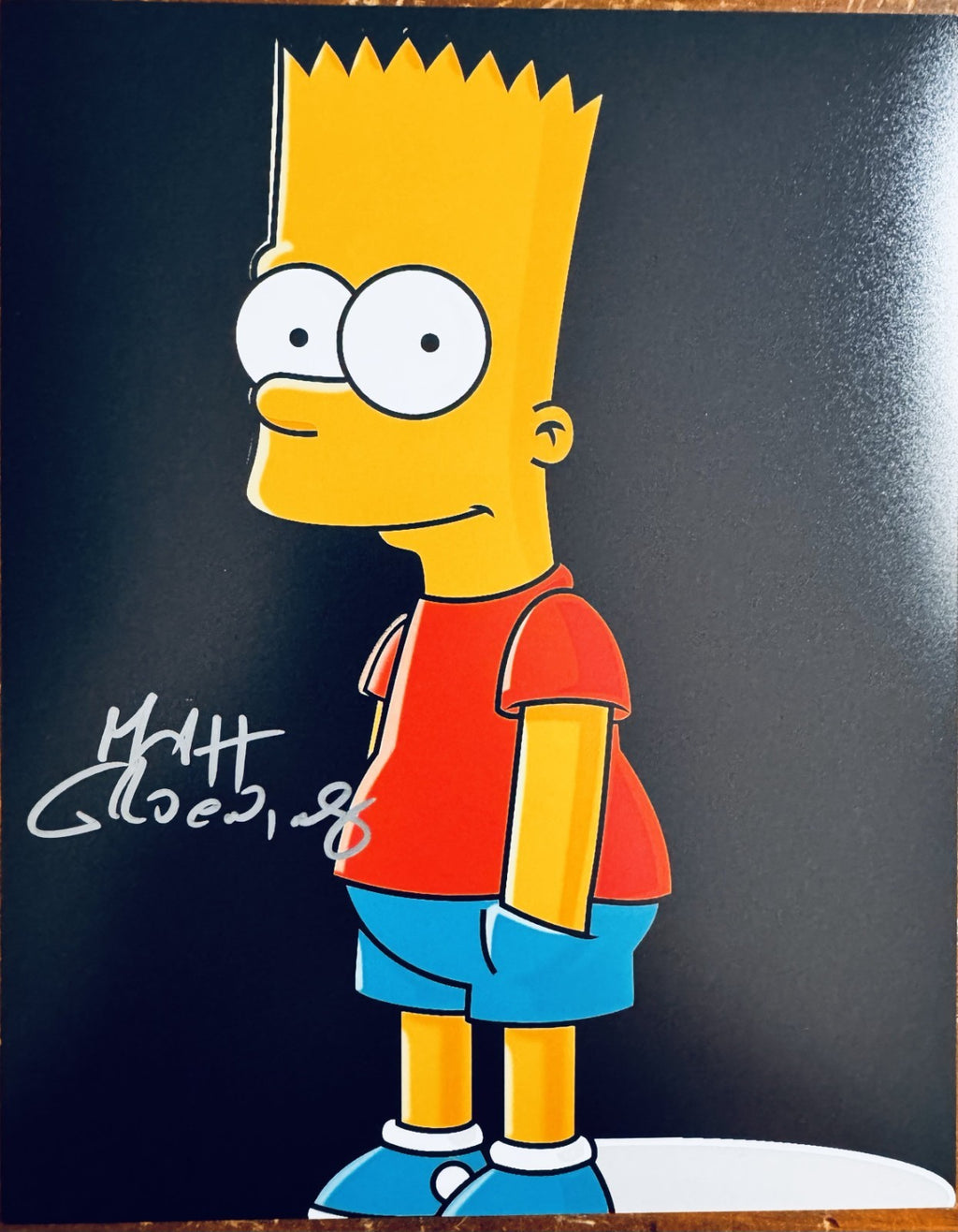 Matt Groening Bart Simpson Signed Autographed Signature 8x10 Matte Photo COA
