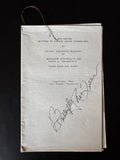 Butterfly McQueen Signed 1985 Booklet to Tricia Nixon Gone With The Wind RARE