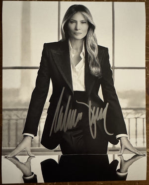 Melania Trump Signed Autograph Signature 8x10 Matte Photograph COA