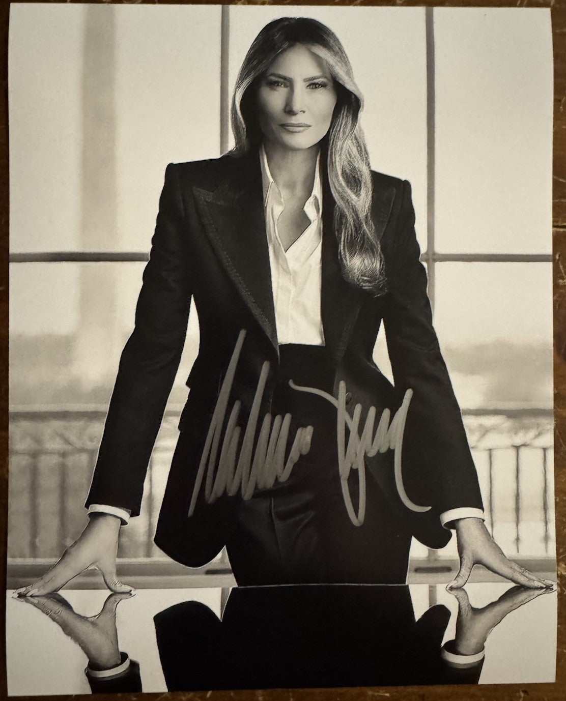 Melania Trump Signed Autograph Signature 8x10 Matte Photograph COA