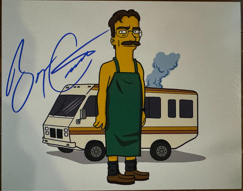 Bryan Cranston Simpsons Signed Autographed signature 8x10 Matte Photograph COA