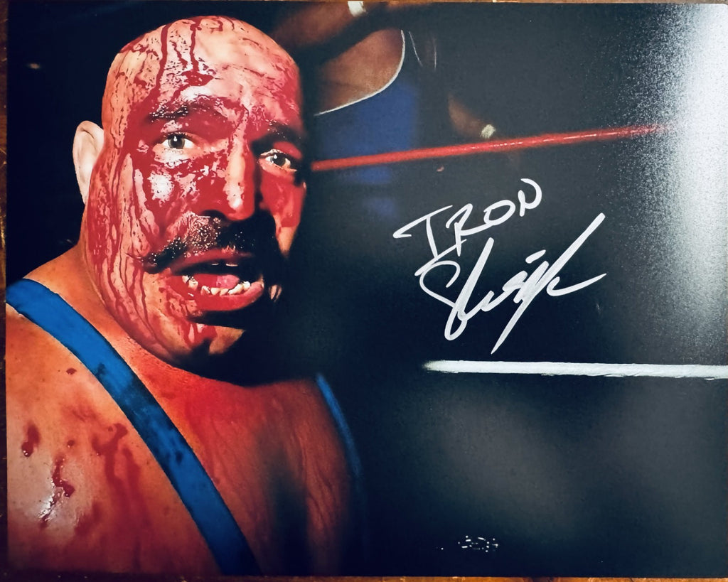 Iron Sheik WWF Signed Autographed Signature 8x10 Matte Photograph COA