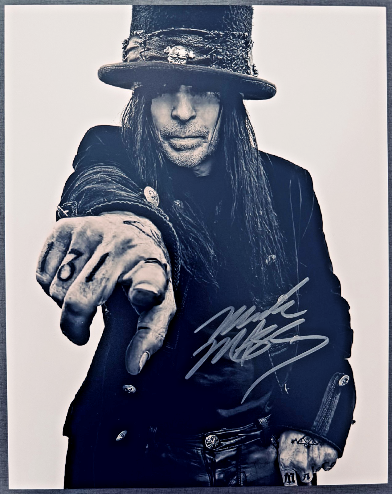 Mick Mars Motley Crue Signed Autographed Signature 8x10 Matte Photograph COA