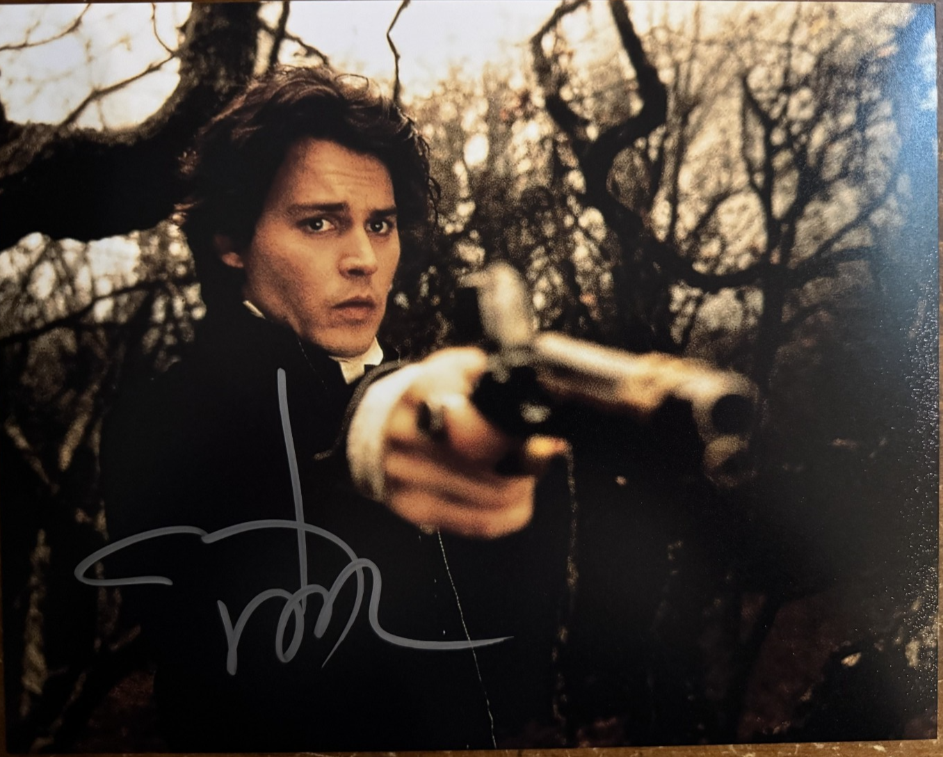Johnny Depp Sleepy Hollow Signed Autographed Signature 8x10 Matte Photo COA