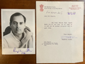 Rajiv Gandhi Signed Autograph Signature 4.75x6.5 B&W Glossy Photograph