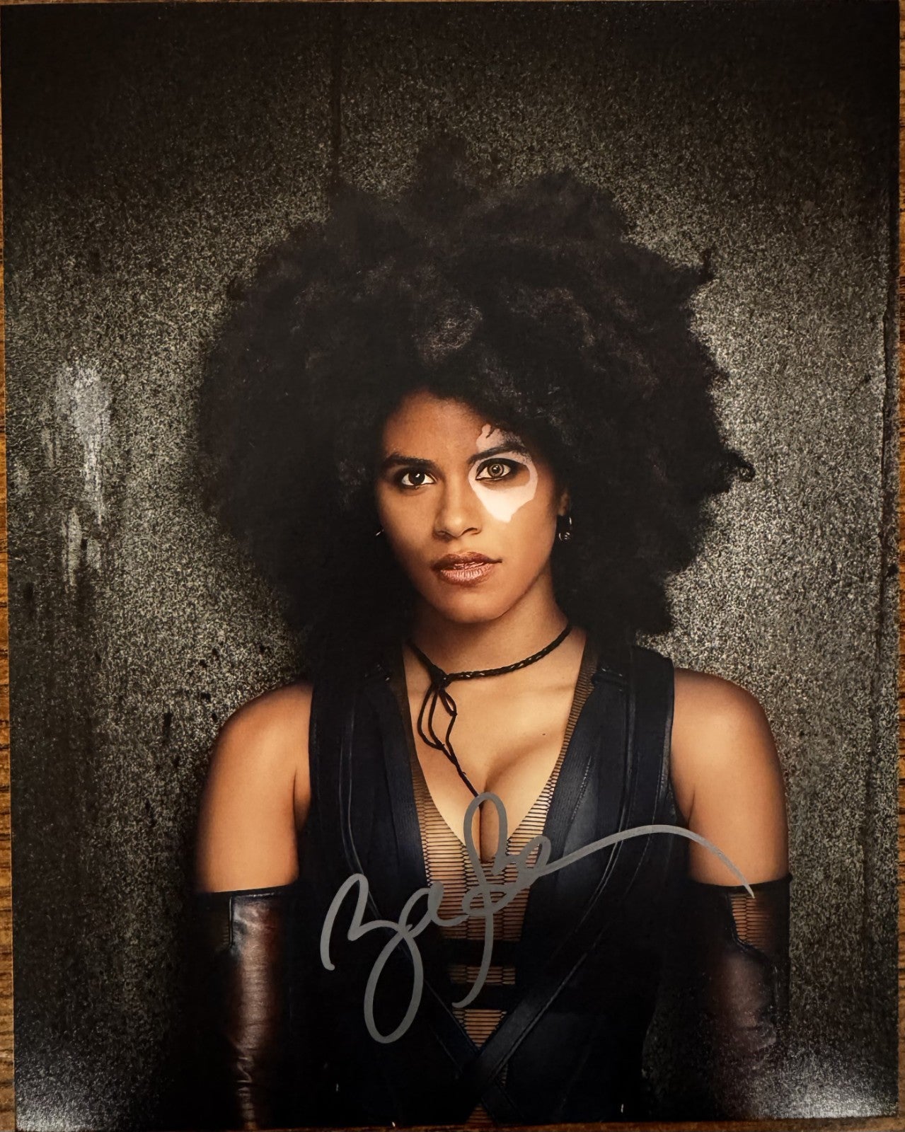 Zazie Beetz Deadpool 2 Signed Autographed Signature 8x10 Matte Photograph COA