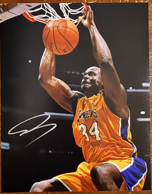 Shaquille O?eal Signed Autographed Signature 8x10 Matte Photograph COA