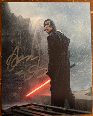 Adam Driver Star Wars Signed Autographed Signature 8x10 Matte Photograph COA