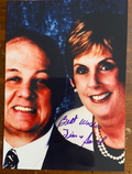 Sarah & Jim Brady Signed Autograph Signatures 5.5x7 Color Glossy Photograph
