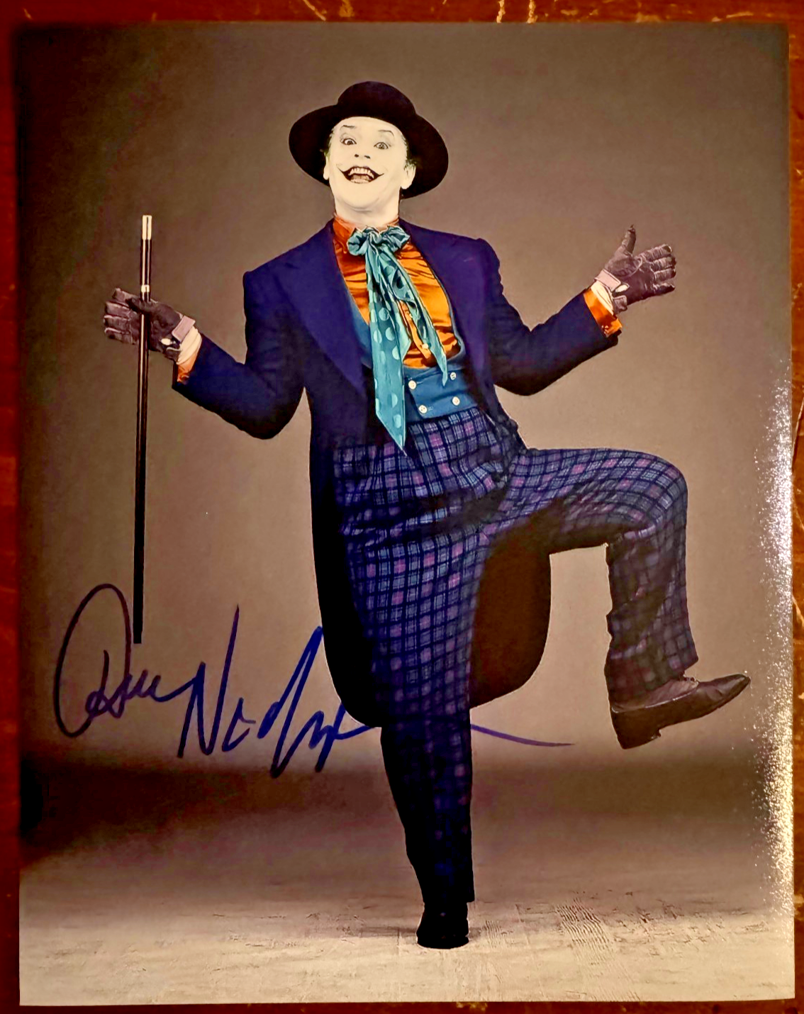 Jack Nicholson Joker Signed Autographed Signature 8x10 Matte Photograph COA