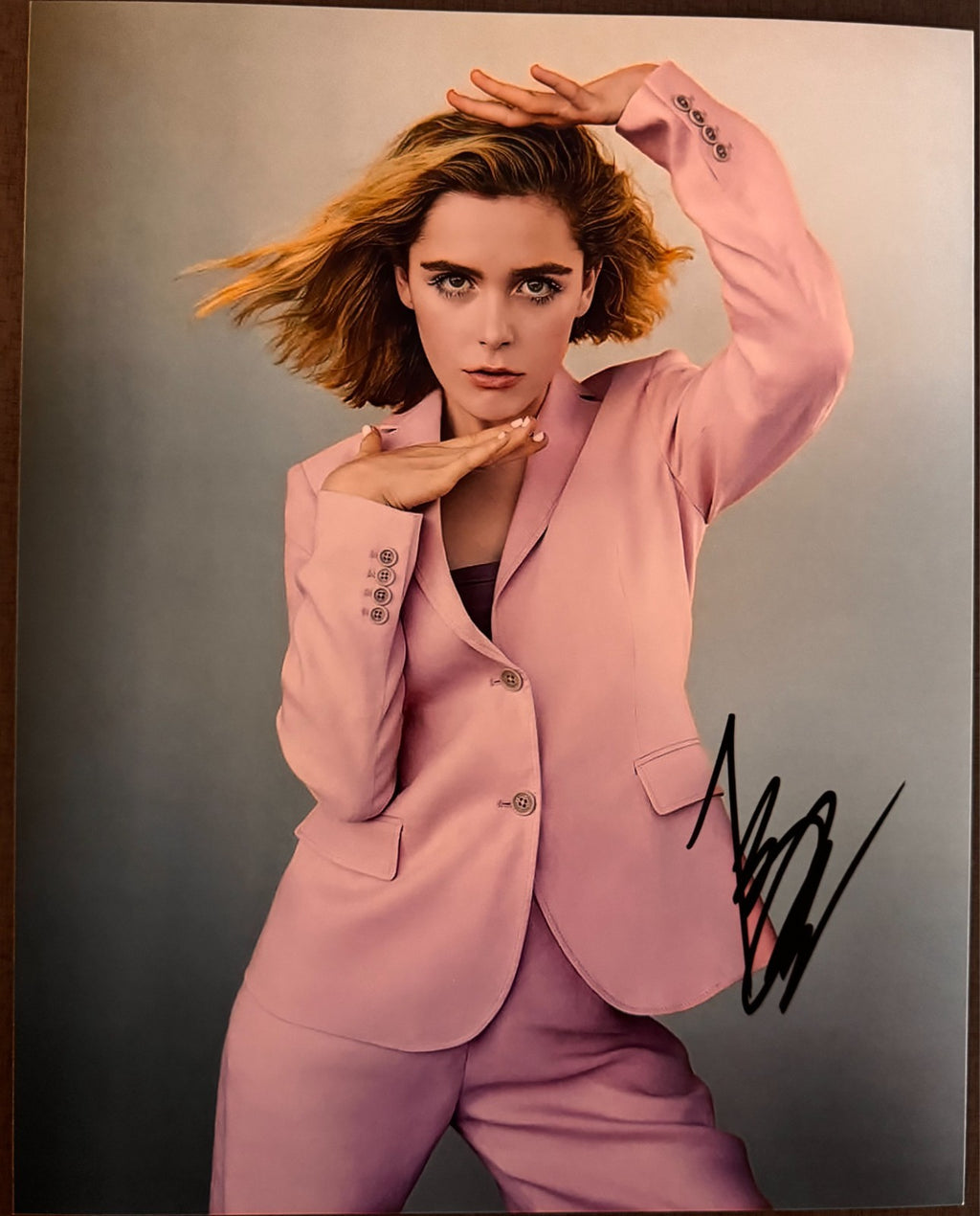 Kiernen Shipka Signed Autographed Signature 8x10 Matte Photograph COA