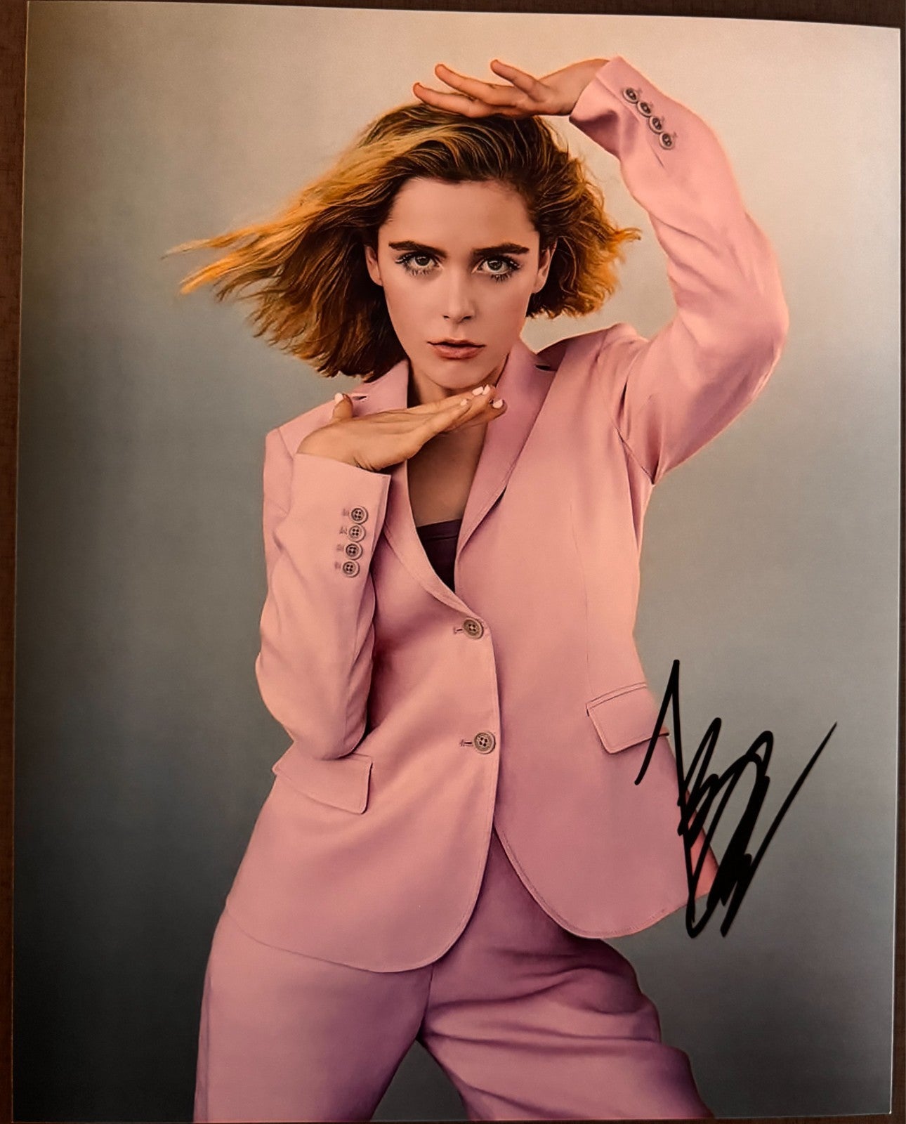 Kiernen Shipka Signed Autographed Signature 8x10 Matte Photograph COA