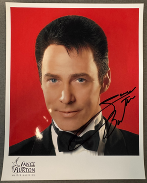 Lance Burton Signed Autograph Signature 8x10 Color Glossy Magician Photograph