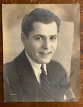 Werner Baxter Signed Autograph Signature 6.75x9.5 Vintage Photograph
