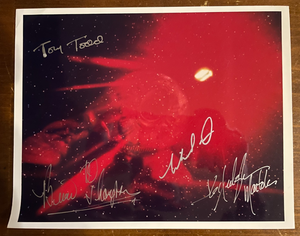 Star Trek Deep Space Nine Signed Michael Dorn Tony Todd JG Hertzler Brian Thomps