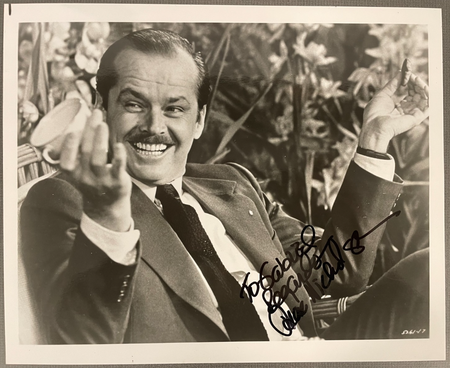 Jack Nicholson Signed Autograph 10x8 B&W Glossy Photograph The Last Tycoon