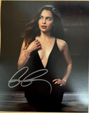 Emilia Clarke Game of Thrones Signed Autographed Signature 8x10 Matte Photo COA