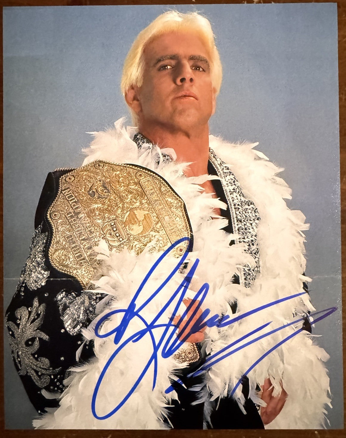 Ric Flair WWE WWF Signed Autographed Signature 8x10 Matte Photograph COA