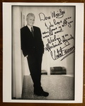 Vidal Sessoon Signed Autograph Signature 8x10 B&W Glossy Photograph Hair Stylist