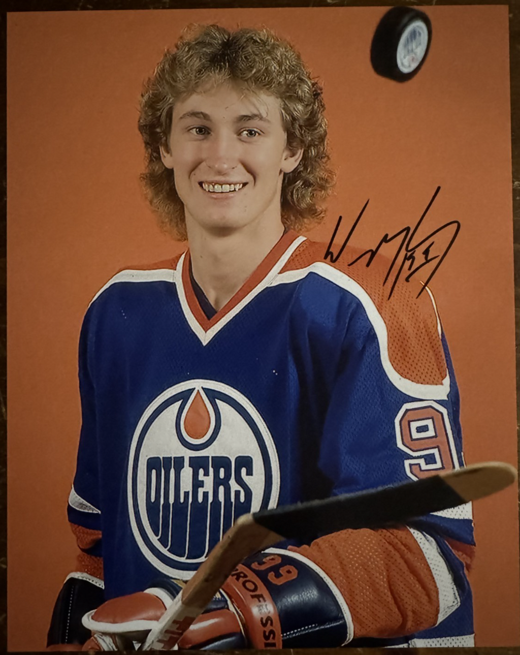 Wayne Gretzky Oilers Autographed Signature 8x10 Matte Photograph COA