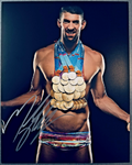 Michael Phelps Olympic Gold Signed Autographed Signature 8x10 Matte Photo COA