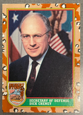 Dick Cheney Signed Autograph Signature Desert Storm Collectors trading Card