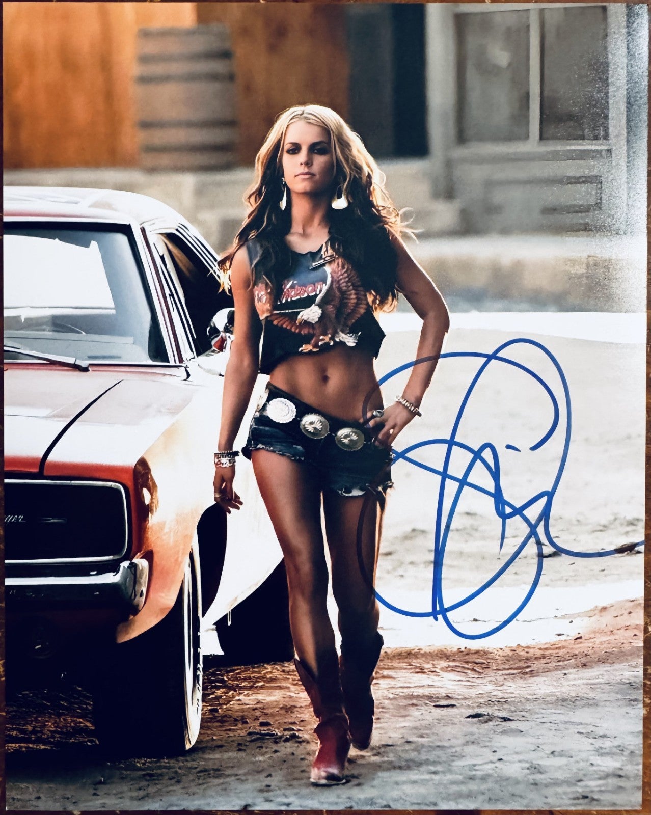 Jessica Simpson Charlies Angels Signed Autographed Signature 8x10 Matte COA