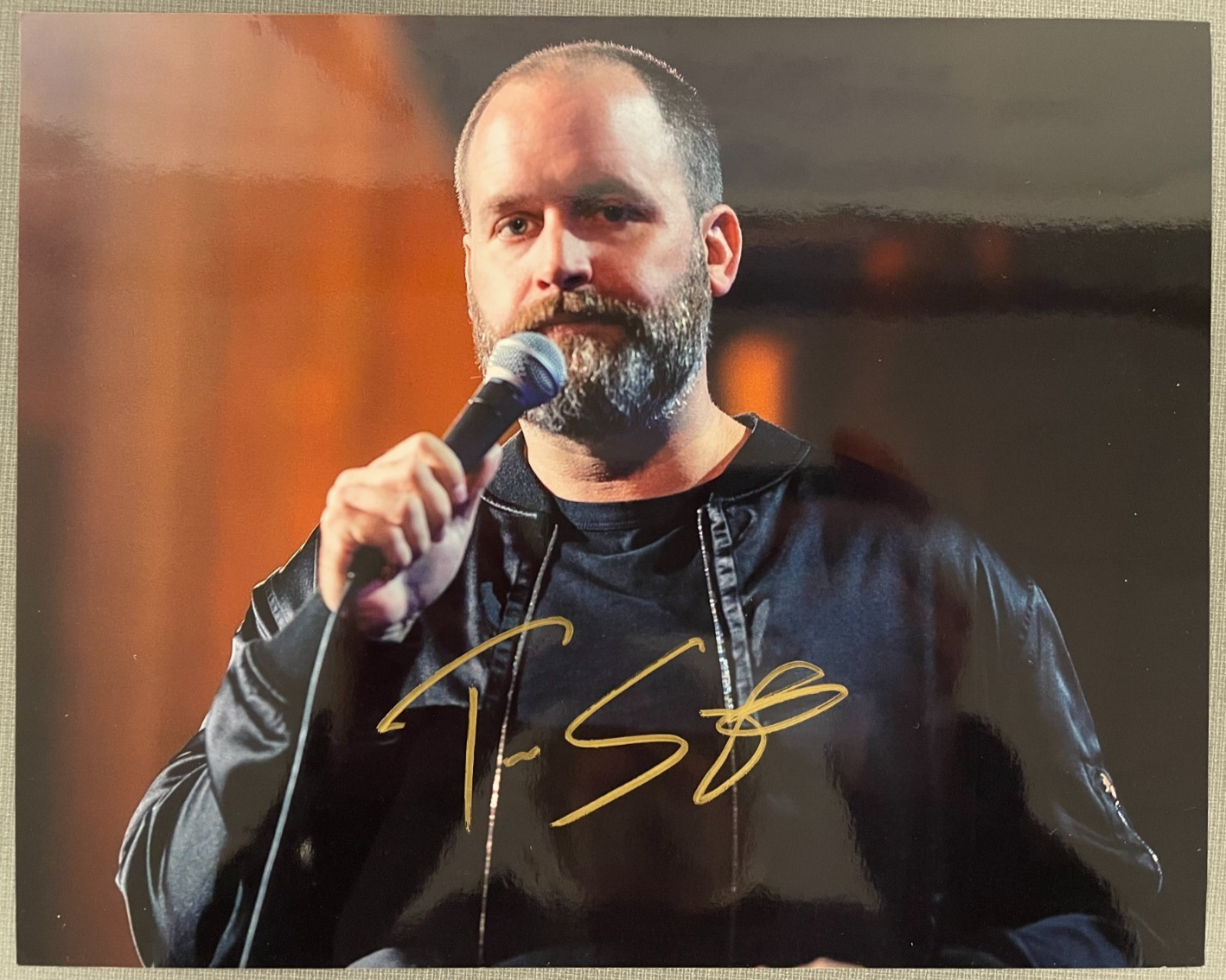 Tom Segura Signed Autograph 10x8 Color Glossy Photograph