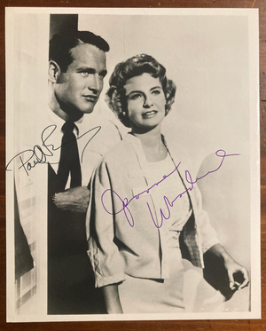 Paul Newman Joanne Woodward Signed Autograph Signatures Rally Round Flag Boys!