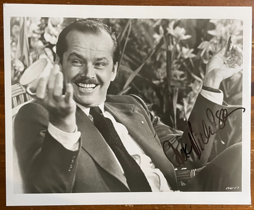 Jack Nicholson Signed Autograph Signature 8x10 The Last Tychoon Photograph