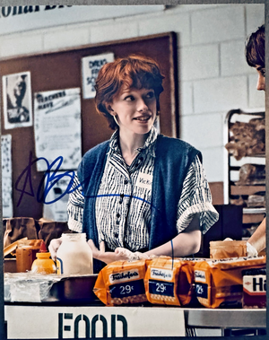Amybeth McNulty Stranger Things Signed Autographed 8x10 Matte Photograph COA