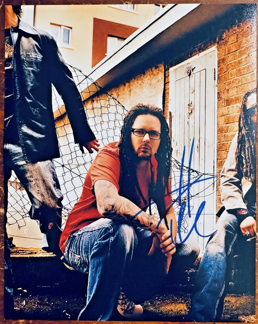 Jonathan Davis Korn Signed Autographed Signature 8x10 Matte Photograph COA