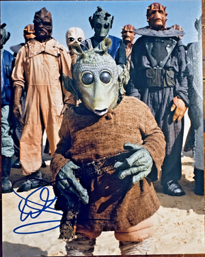 Warwick Davis Star Wars Signed Autographed Signature 8x10 Matte Photograph COA