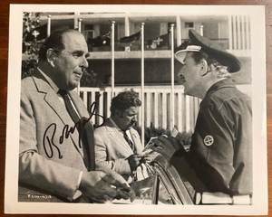 Robert Morley Signed Autograph Signature 10x8 Vintage Movie B&W Glossy Photograp