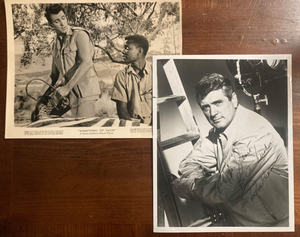 Rock Hudson Signed Autograph Signature 8x10 B&W Vintage Something of Value Photo