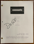 Danny Pudi Signed Autograph Signature Community Ep #104 Original Screenplay