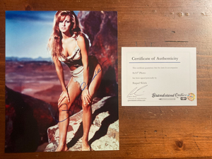 Raquel Welch Signed Autograph Signature 8x10 Color Glossy Photograph W/ COA
