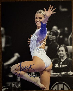 Olivia Dunne Autographed Signature 8x10 Matte Photograph COA