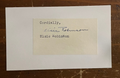 Elsie Robinson Signed Autograph Signature 1.5x3.5 on 3x5 Index Card RARE History
